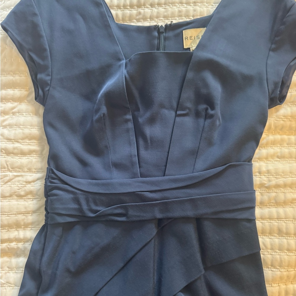 Reiss Blue Shaloh Dress Size 6 - Picture 12 of 14